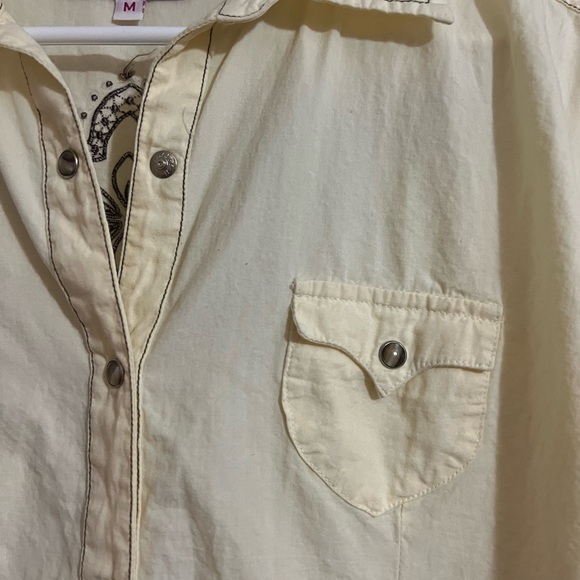 Western Snap Button Down Shirt - Picture 3 of 7